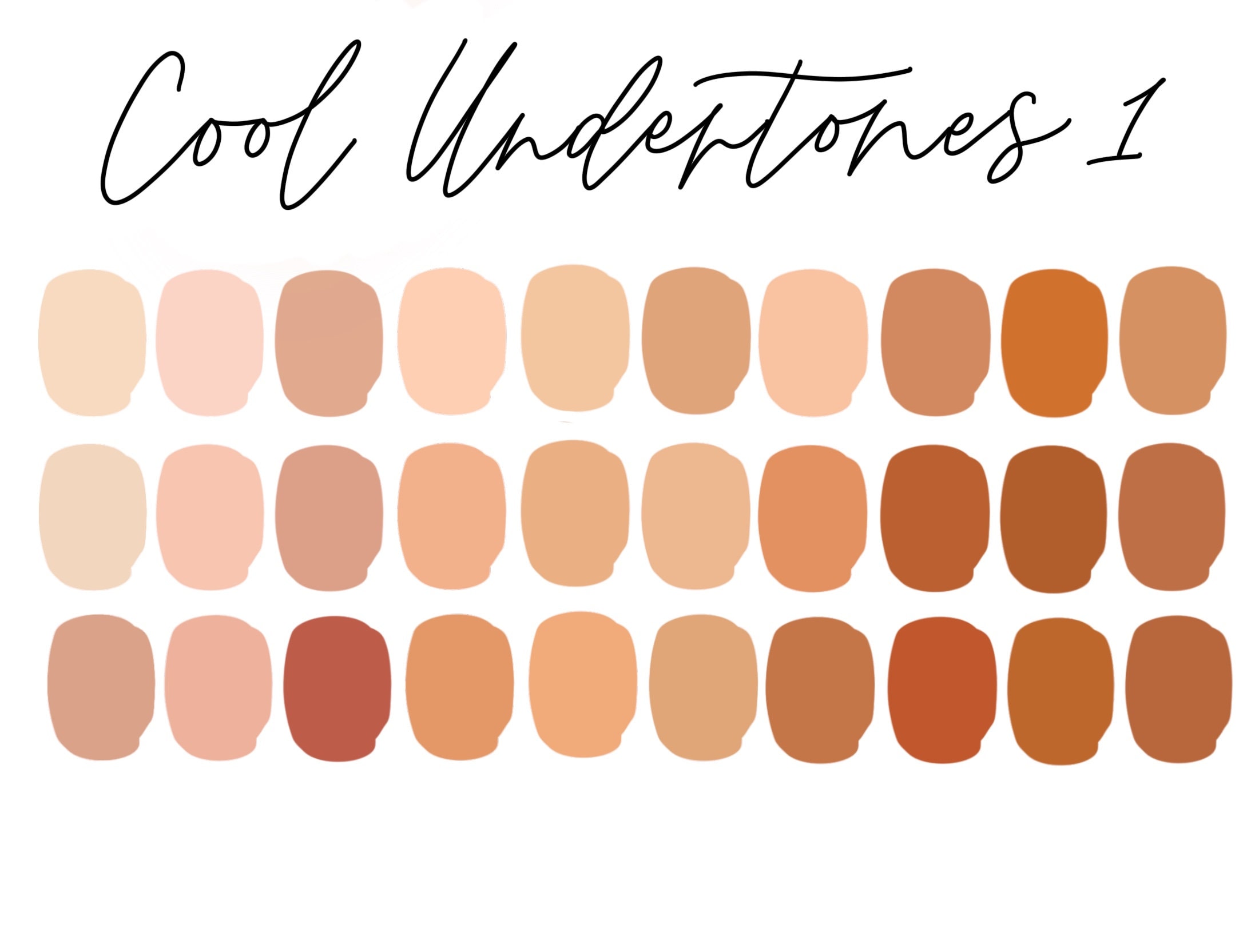 Olive Skin Color Palette