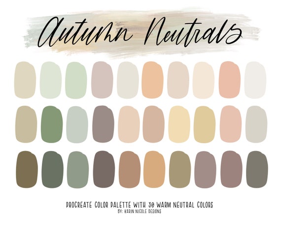 Neutral Pastel Color Palette