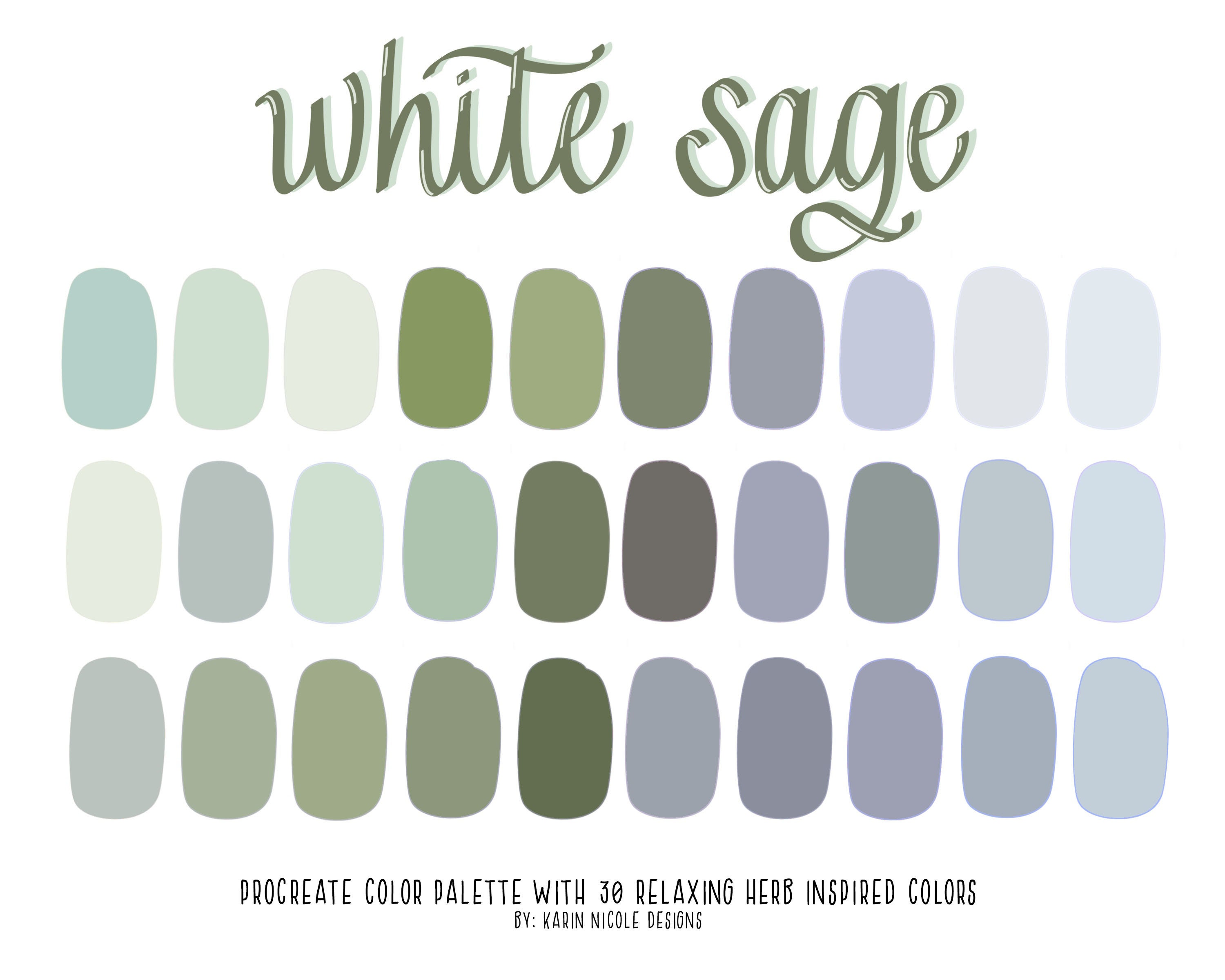 Sage green 2024 color scheme