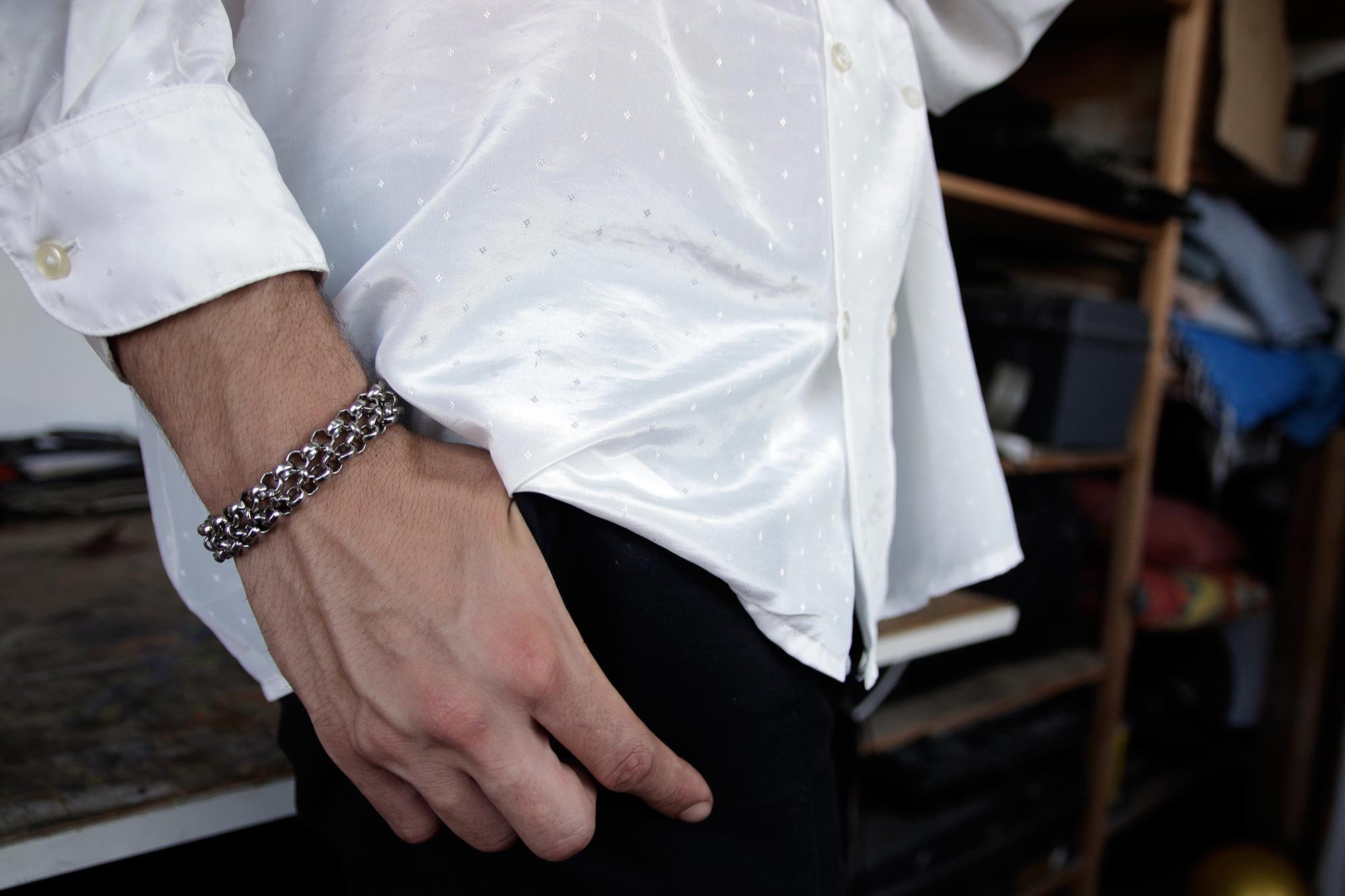 Gents Silver Bracelets, Gear Jewellers