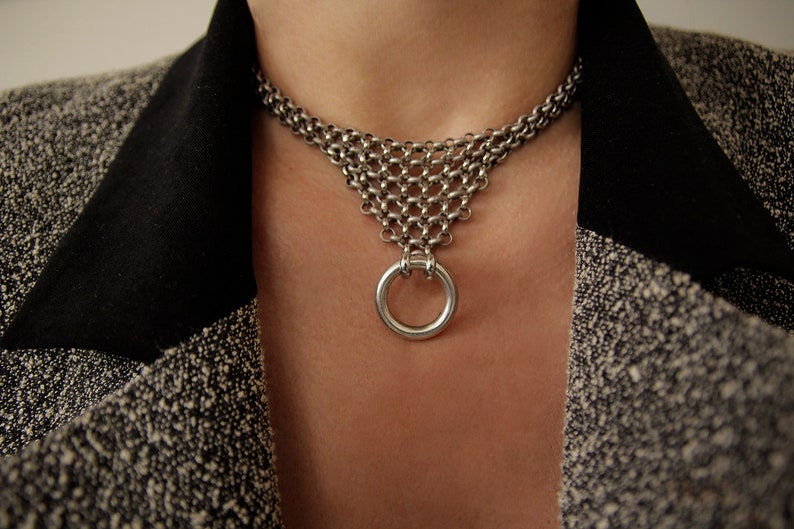 Silver O-RING Collar