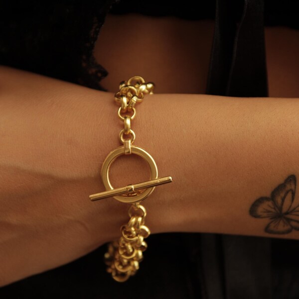 T Bar Chain Bracelet main image 1