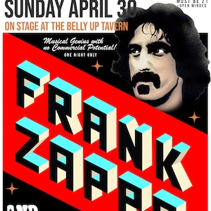 Frank Zappa Concert Fine Art Print