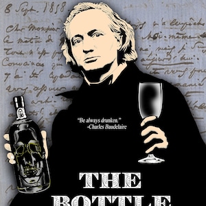 Charles Baudelaire Absinthe Gothic 18 X 24 Poet Fine Art Print