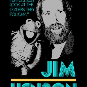 Jim Henson Muppets Kermit der Frosch Puppets Politische Satire Kunstdruck