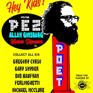 Beatnik, Ginsberg, Allen Ginsberg, Pez, Schriftsteller, Dichter, Kunstdruck, Poster, Howl