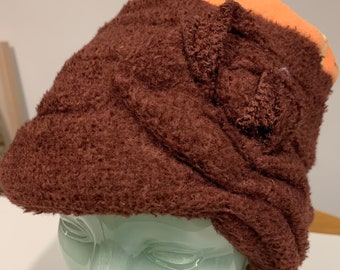 Winter hats-brown-cloche hat-beanie hats