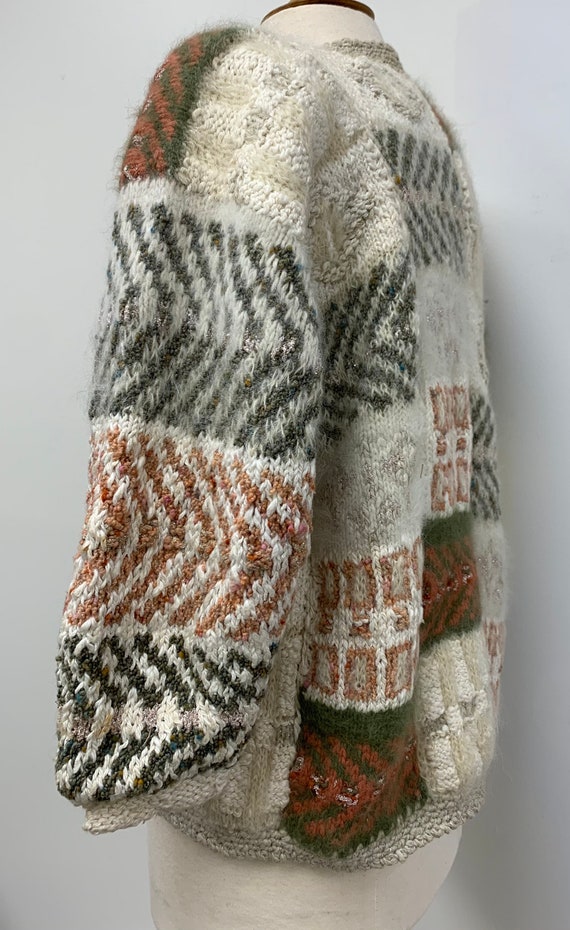 1980 Vintage Anny Blatt designed hand knit. The y… - image 3