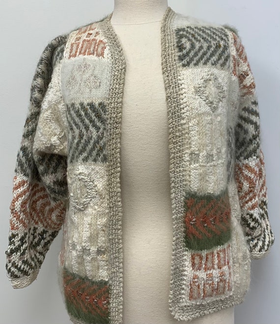 1980 Vintage Anny Blatt designed hand knit. The y… - image 4