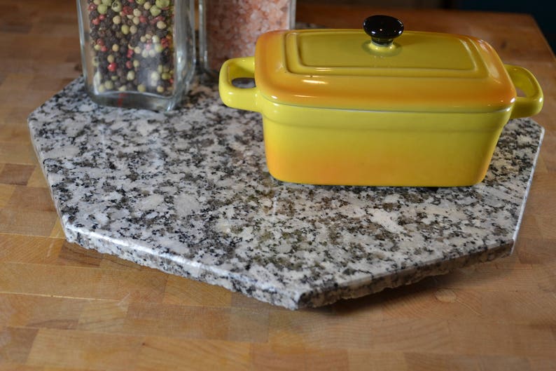 Granite Lazy Susan Table Centerpiece Turntable Cheese Etsy