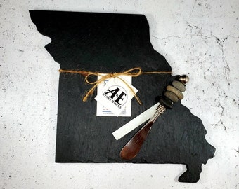 Missouri Slate Cheese Board - Serving Plate - Appetizer Tray