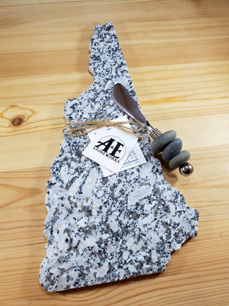 New Hampshire Cheeseboard Granite Cheese Board The Granite Etsy