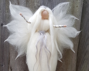Fairy angel elf white silver