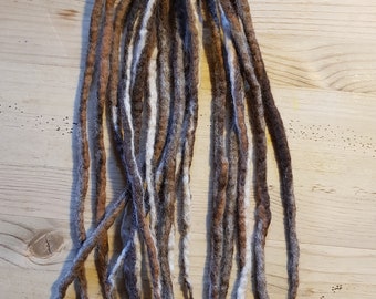 Shaggy Hair Rubber Felt Dreadlocks Hippie Dreads Wool