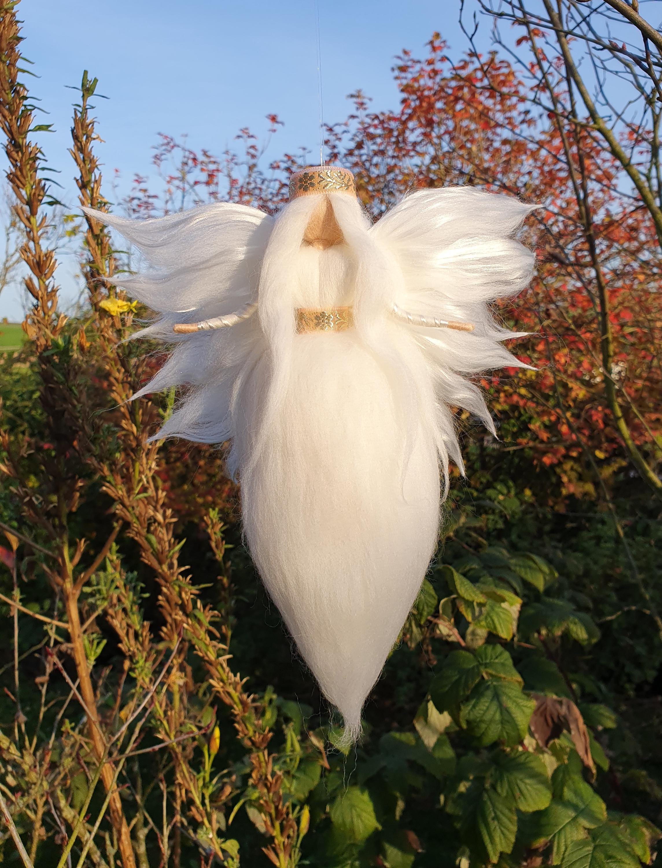 Fairy Angel Elf felted wool Guardian Angel felted Waldorf Seasonal Table Fairy