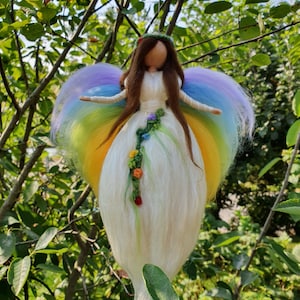 Angel of the Rainbow Fairy Felt Angel