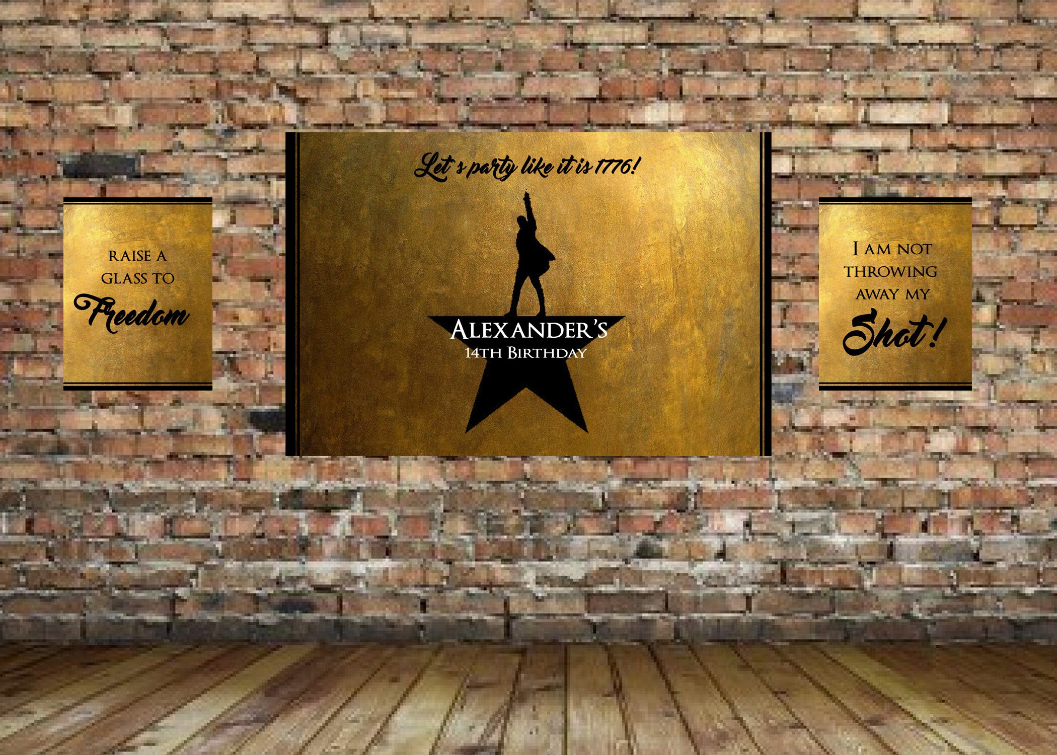 Personalized Hamilton Style Poster | Etsy