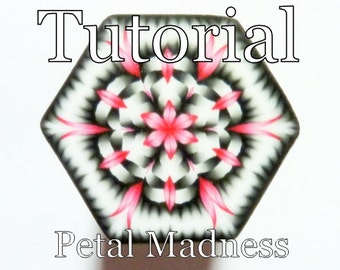 Polymer Clay Cane Tutorial - TUTORIAL - The Petal Madness Cane