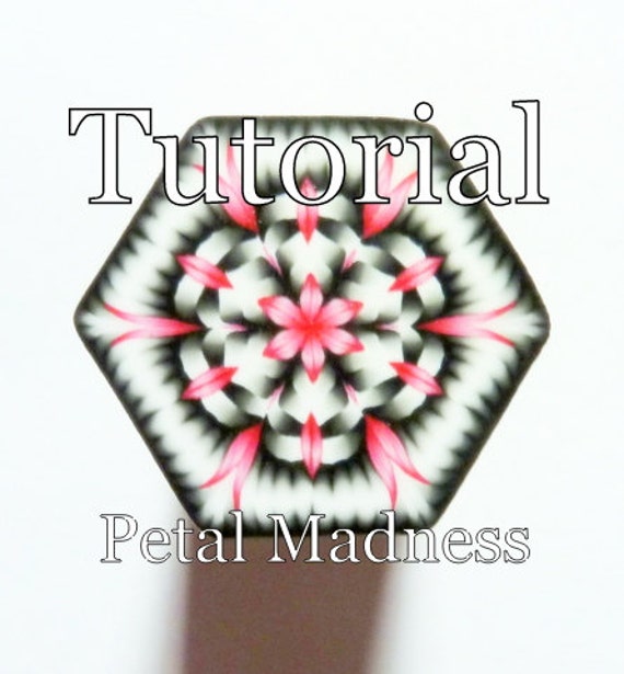 Polymer Clay Cane Tutorial - TUTORIAL - The Petal Madness Cane
