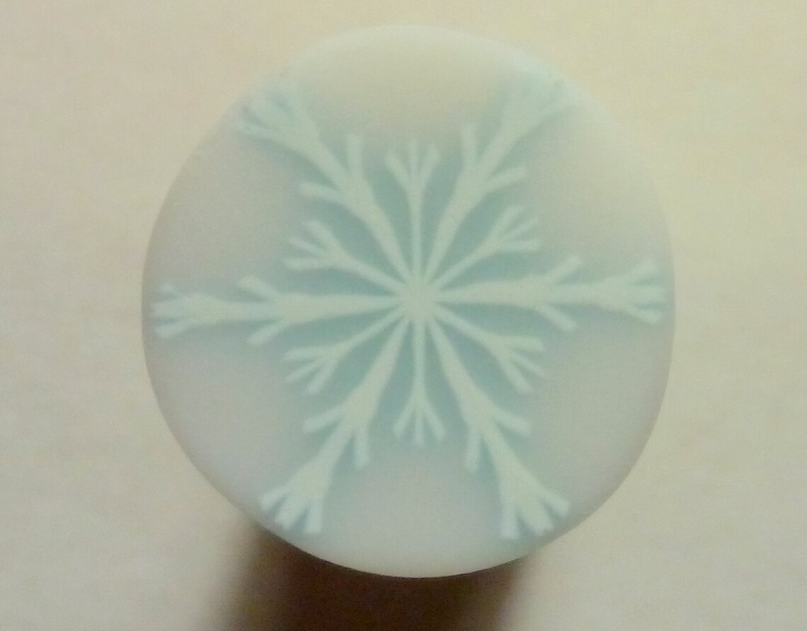 Snowflake Polymer Clay Cane Tutorial - TUTORIAL - Outlined / Ghost ...