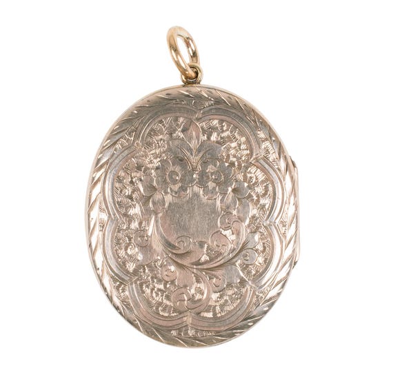 Victorian "In Memory Of" Mourning Painted Enamel … - image 2