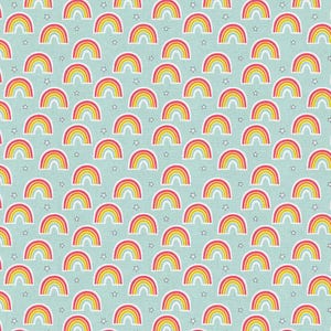 Rainbow Fabric, 100% Cotton, Fabric by the Yard, Choose your Cut