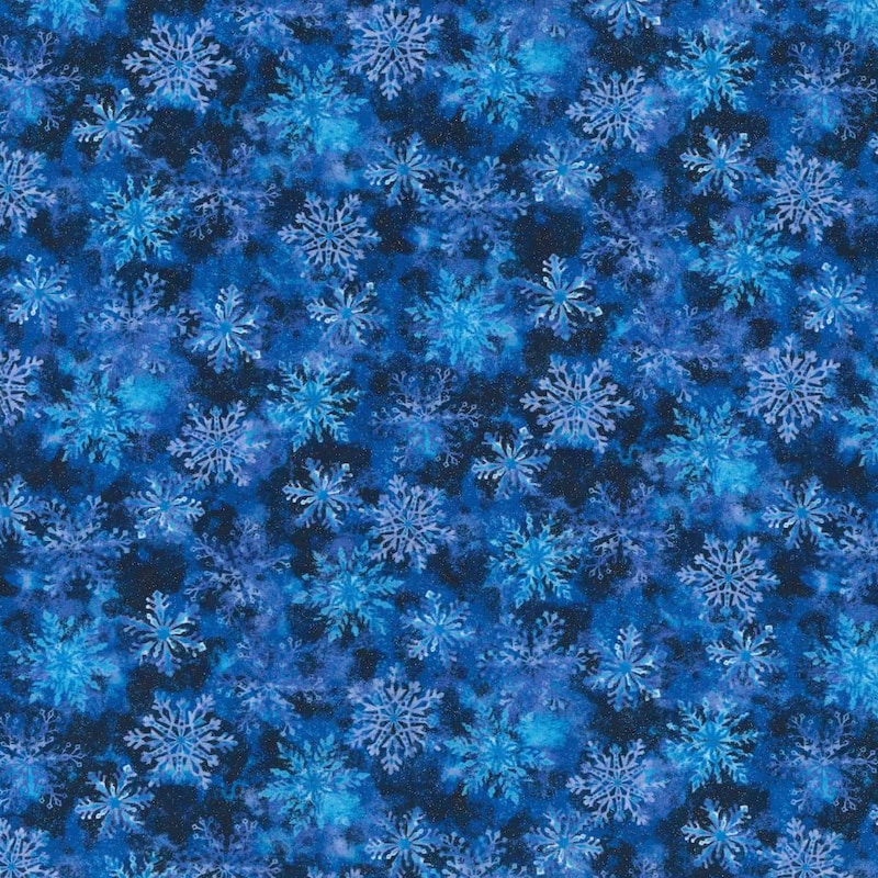 Snowflake Fabric - Etsy