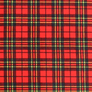 Plaid Fabric, 100% Cotton, Fabric by the Yard, Choose your Cut