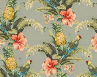 Pineapple Floral Indoor/Outdoor Fabric, 100% Polyester, Fabric by the Yard, Choose your Cut