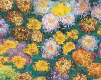 Watercolor Flowers Fabric, 100% Cotton, Fabric by the Yard, Choose your Cut