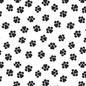 Paw Print Fabric, 100% Cotton, Fabric by the Yard, Choose your Cut