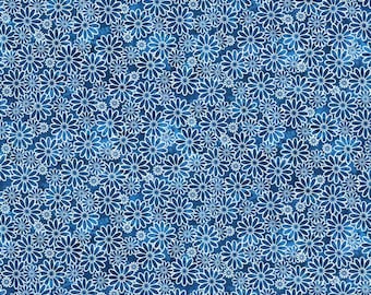 Blumen Konturen Stoff, 100% Baumwolle, Gänseblümchen Stoff, Meterware, Wählen Sie Ihren Schnitt