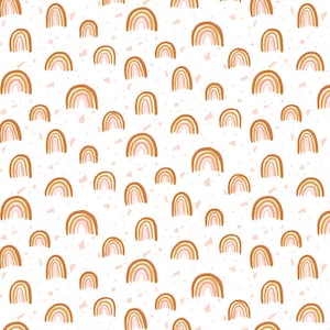 Muted Rainbows Fabric, 100% Cotton, Fabric by the Yard, Choose your Cut, quilting