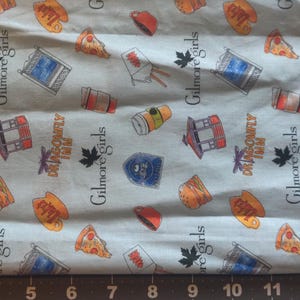 Tela con licencia de Gilmore Girls, 100 % algodón, corte a medida, elige tu corte, acolchado