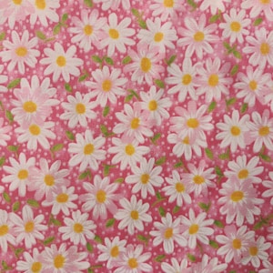 Daisies Fabric, 100% cotton, Daisy Fabric, Fabric by the yard, Choose your cut
