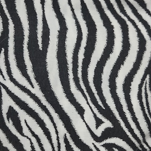 Zebra Print Fabric,  100% Cotton, Fabric by the Yard, Choose your Cut, quilting