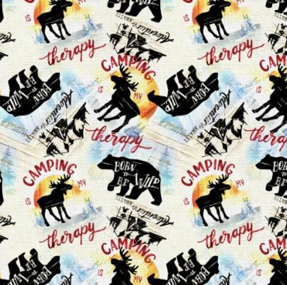 Camping Stoff, 100% Baumwolle, Meterware, Meterware, Wählen Sie
