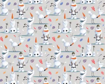 Disney Frozen Olaf Licensed Fabric, 100% Cotton, Fabric by the Yard, Choose your Cut, quilting