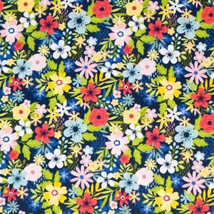 Floral Fabric, 100% Cotton fabric, Fabric by the Yard