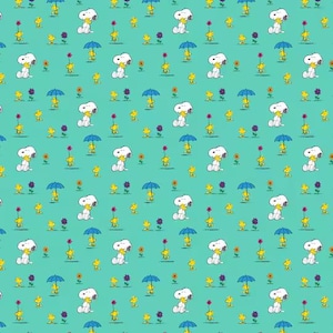 Snoopy and Woodstock Fabric, Peanuts Fabric, 100% Cotton, Fabric by the Yard, Choose your Cut, quilting