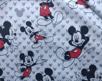 Mickey Mouse Fabric, 100% Cotton, Disney Fabric, Fabric by the Yard, Choose your Cut