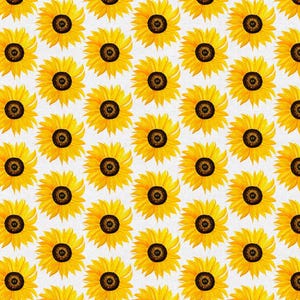 Sunflower Fabric, 100% Cotton, Fabric by the Yard, Choose your Cut