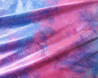 Foil Knit Metallic Spandex Fabric, Spandex Knit, Fabric by the Yard