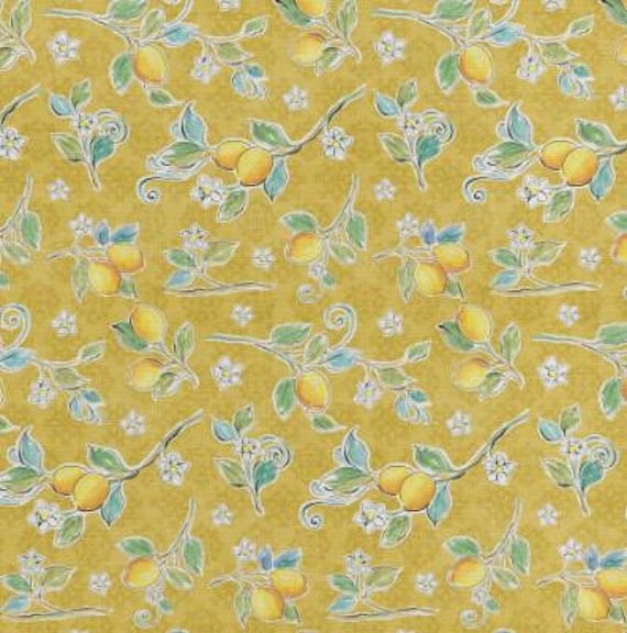 Zitronen-Stoff, 100% Baumwolle, Meterware, Meterware, Wählen Sie