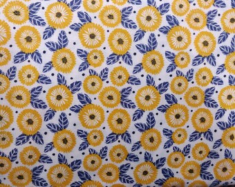 Marigold Fabric, 100% Cotton fabric, Fabric by the Yard