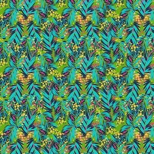 Tropical Palm Leaf Fabric, Palm Tree Fabric, 100% Cotton, Fabric by the Yard, Choose your Cut, quilting