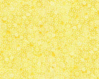 Flower Outlines Fabric, 100% cotton, Daisy Fabric, Fabric by the yard, Choose your cut