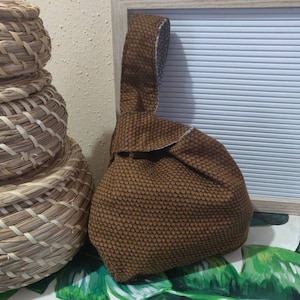Japanische Knotentasche, Schuppentasche, Wendetasche, Strickprojekttasche, Häkeltasche, Reisetasche