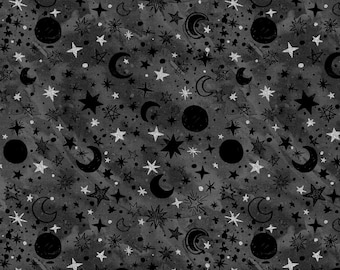Tkanina Moons and Stars, 100% bawełny, Tkanina cięta na wymiar, Wybierz swój krój