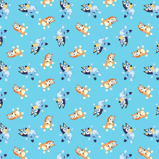 Bluey Fabric, 100% Cotton, Fabric by the Yard, Choose Your Cut ...